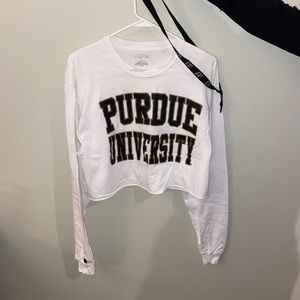 Purdue Cropped long sleeve